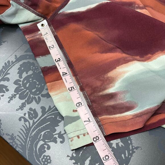 Smartwool Men's Active Lined 8" Short Black Cherry Horizon Print Size Large - Picture 9 of 9